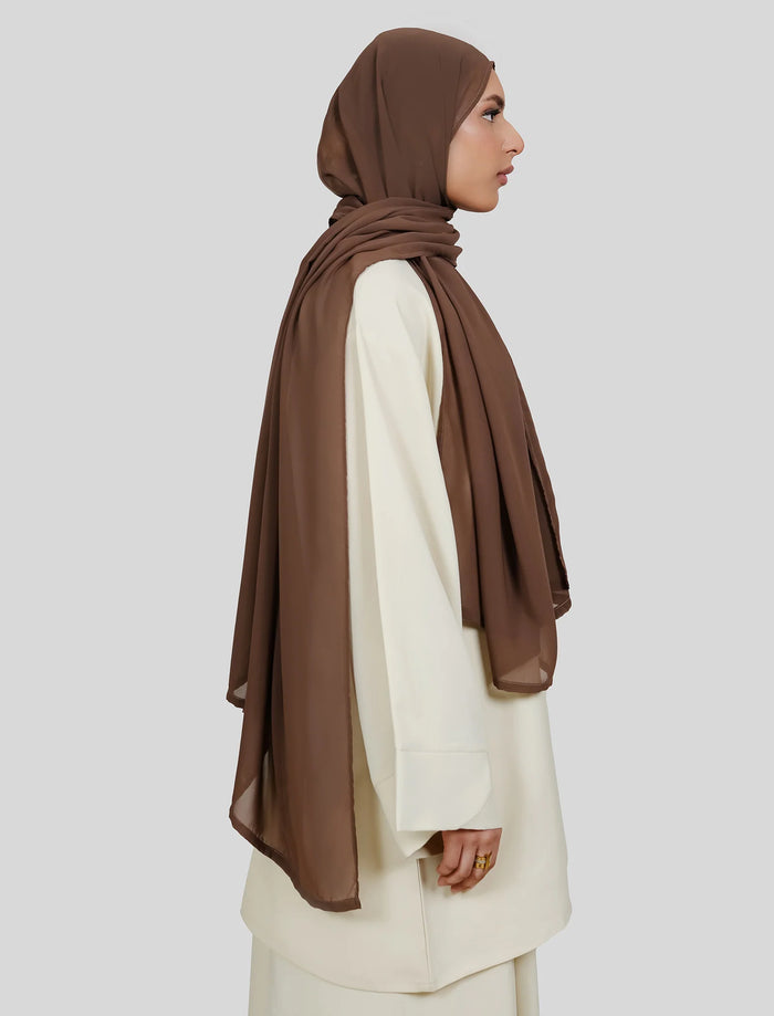 Plain Hijab - Cocoa