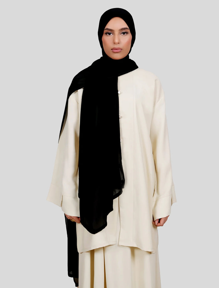 Plain Hijab - Siyah