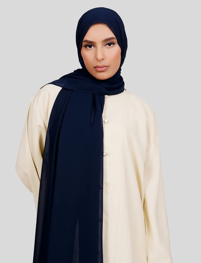 Plain Hijab - Midnight Navy