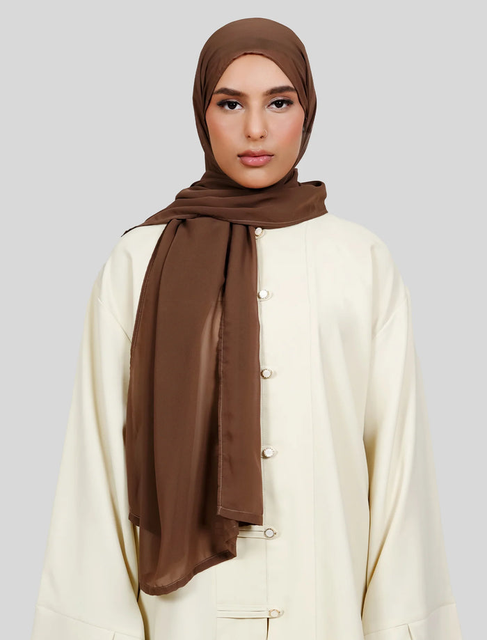 Plain Hijab - Cocoa