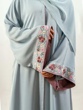 BLOOM ABAYA- ICE BLUE