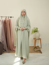 Saudi Jilbab - Pistachio