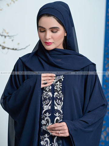 Blue Butterfly Abaya – Zarakashi