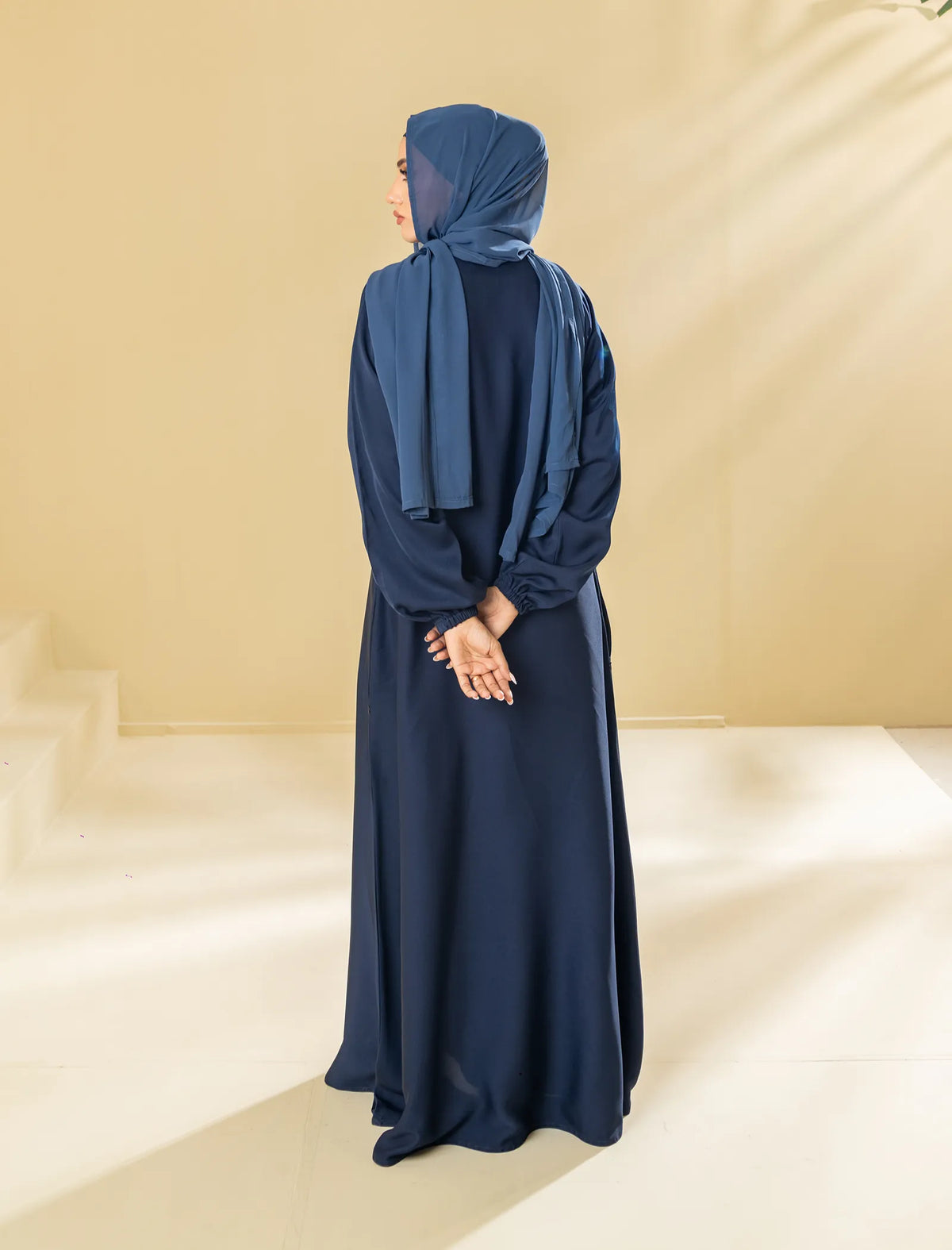 Sapphire  Abaya - Navy Blue