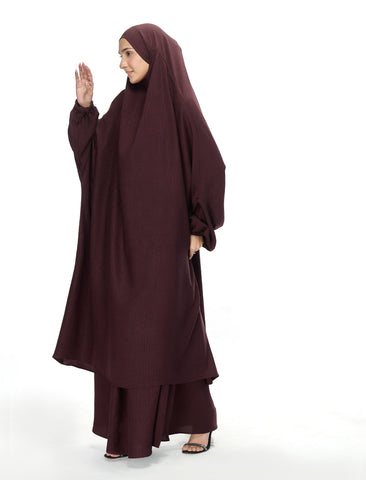 JILBAB SET - BROWN