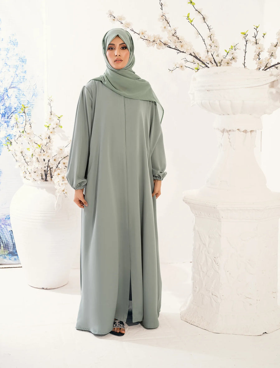 Raihan Abaya Set Sage