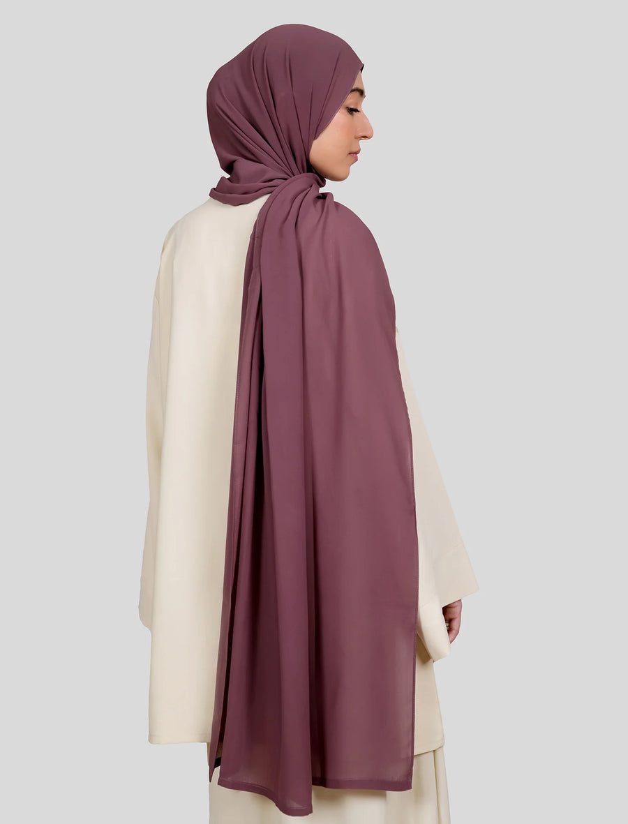 Plain Hijab - Mulberry