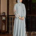 Bahira Abaya Set - Ice Blue