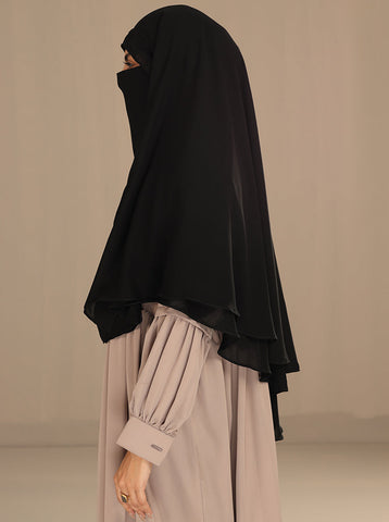 Nasirah Turkish Hijab Black