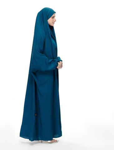 NAMAZ CHADAR  TEAL BLUE