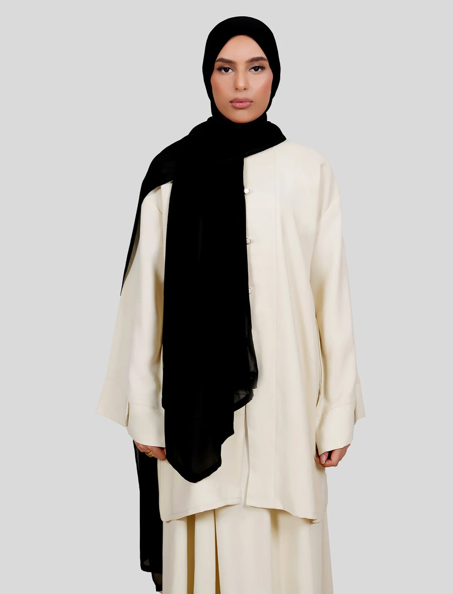 Plain Hijab - Siyah