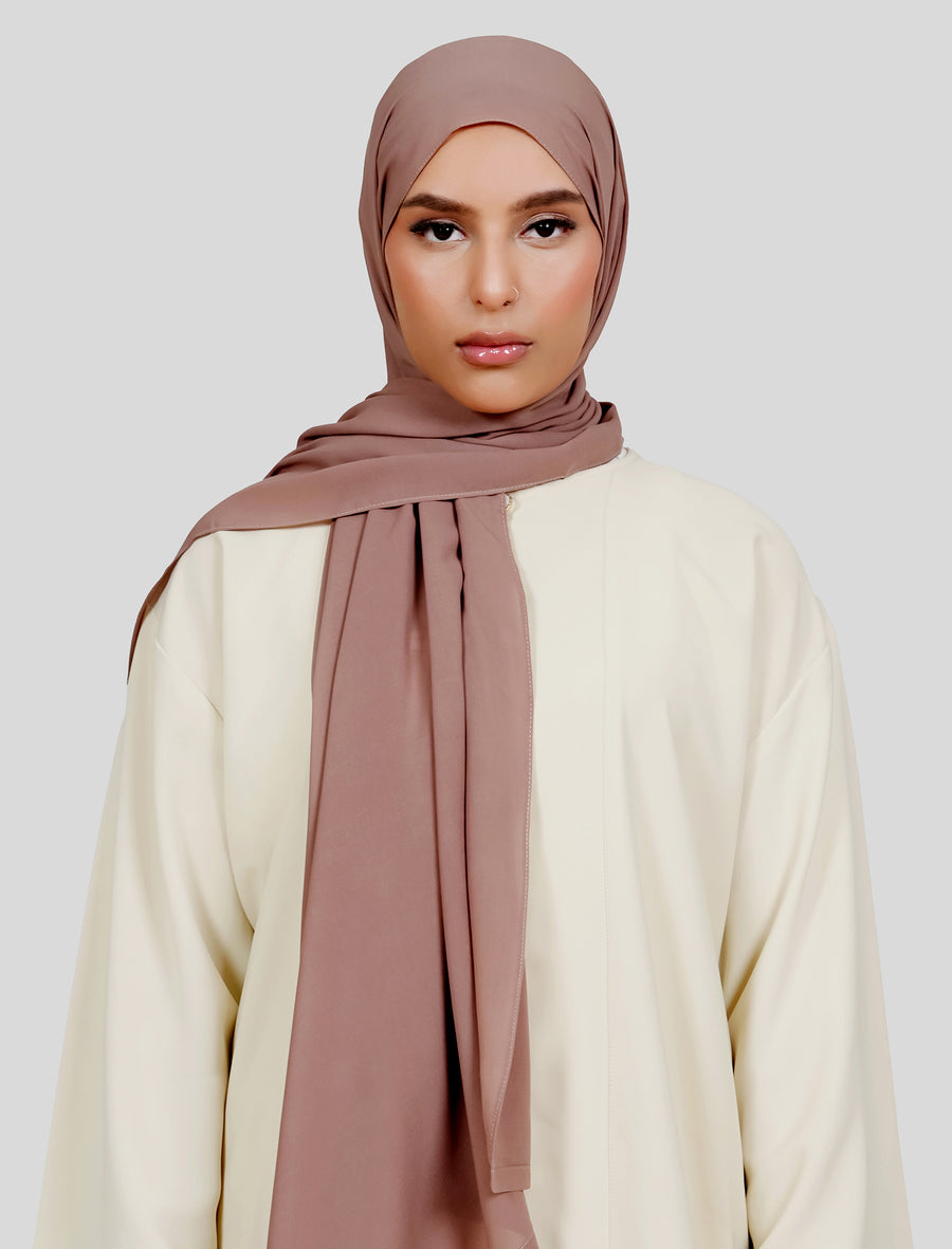Plain Hijab – Rosewood