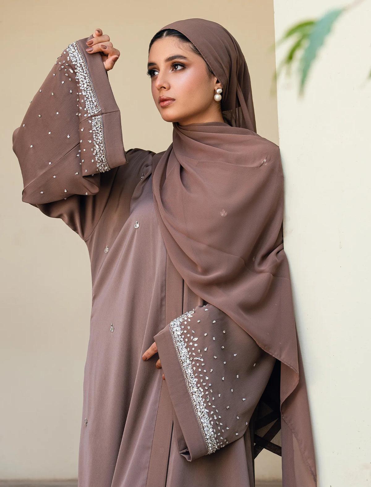 Hand-crafted Whisper Abaya