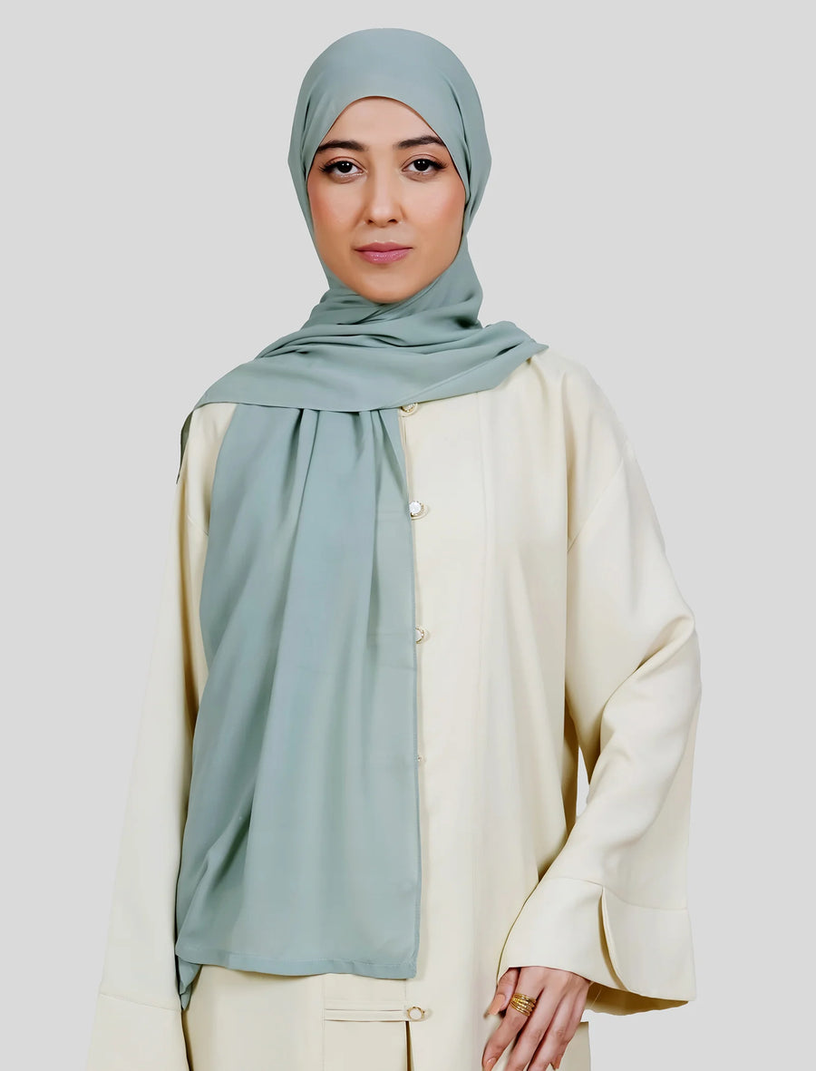 Plain Hijab - Sage Mist