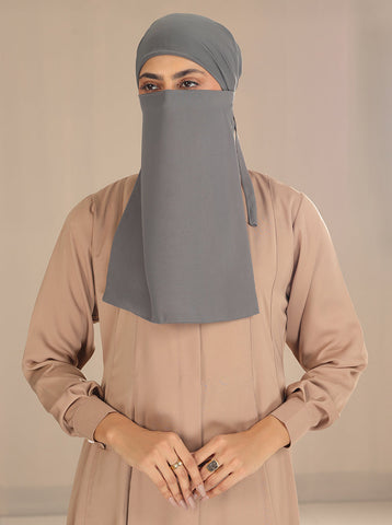 Half Niqab with Ties