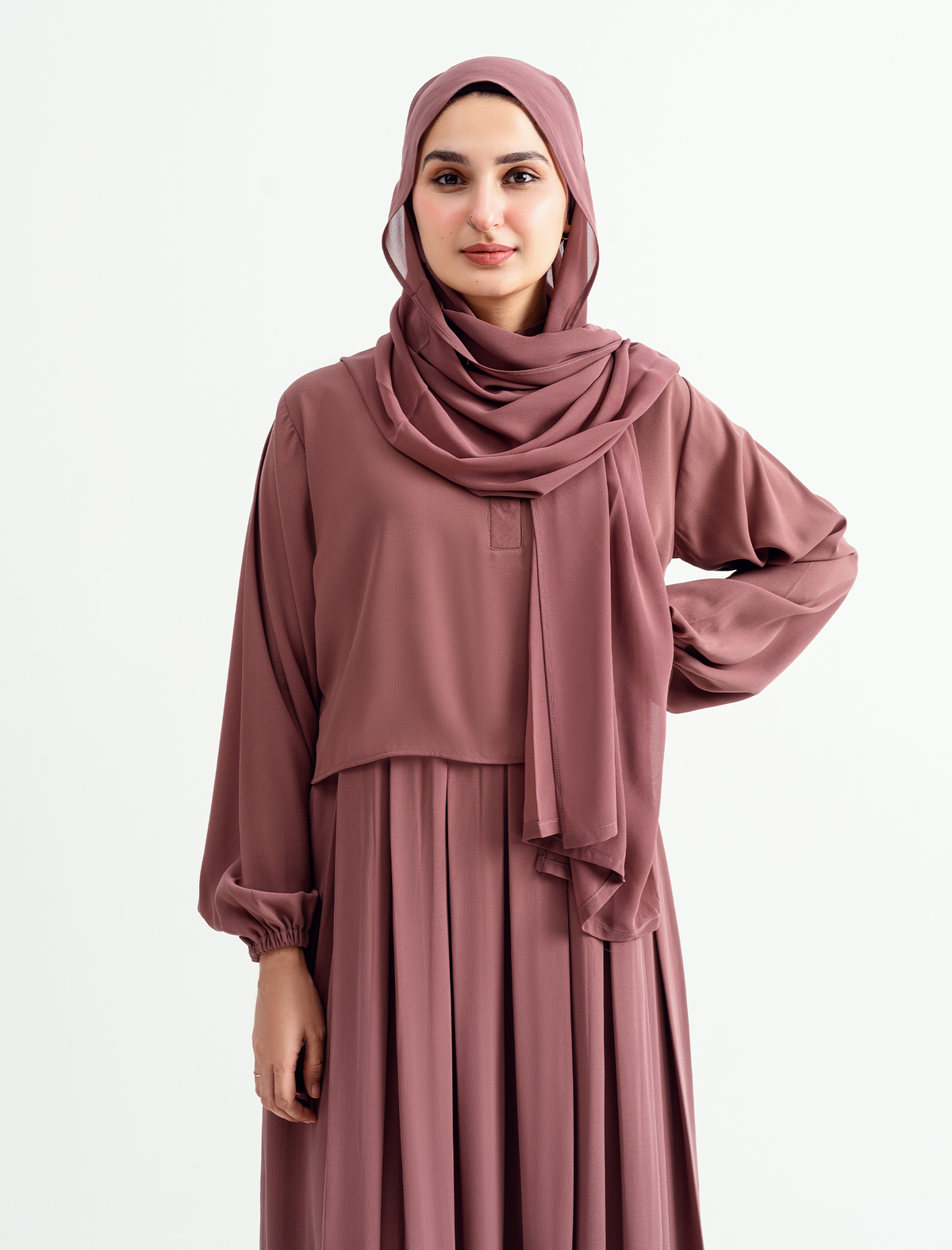 Luna Maxi Abaya - Mauve