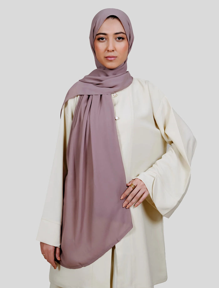 Plain Hijab - Dusty Mauve