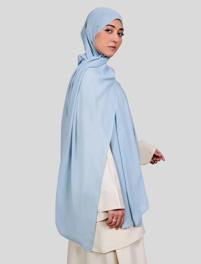 Plain Hijab - Powder Blue