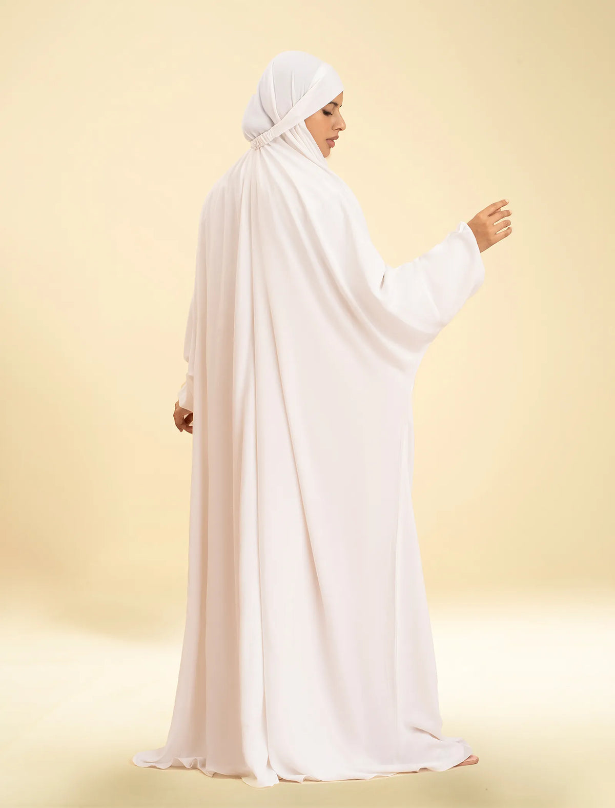 1- Piece Prayer Fit - White