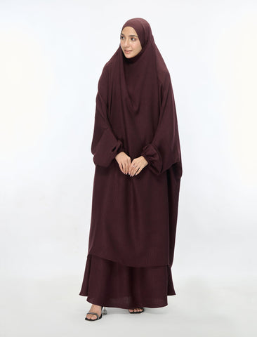 JILBAB SET - BROWN