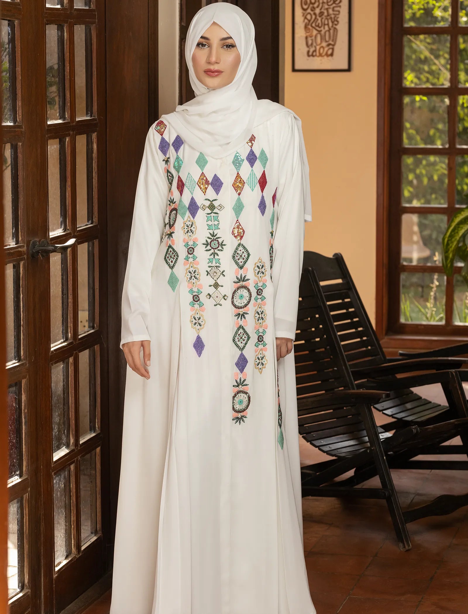 Hand-crafted Habiba Abaya