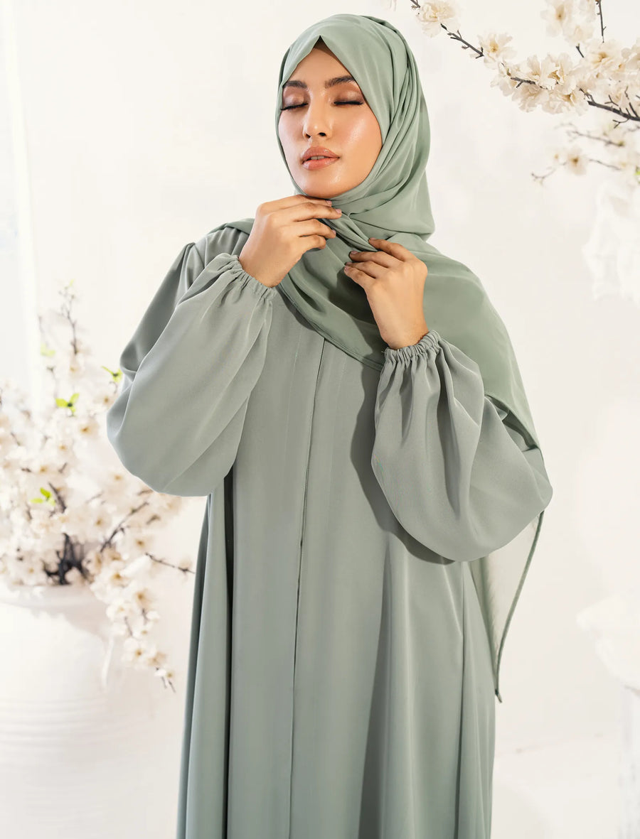 Raihan Abaya Set Sage