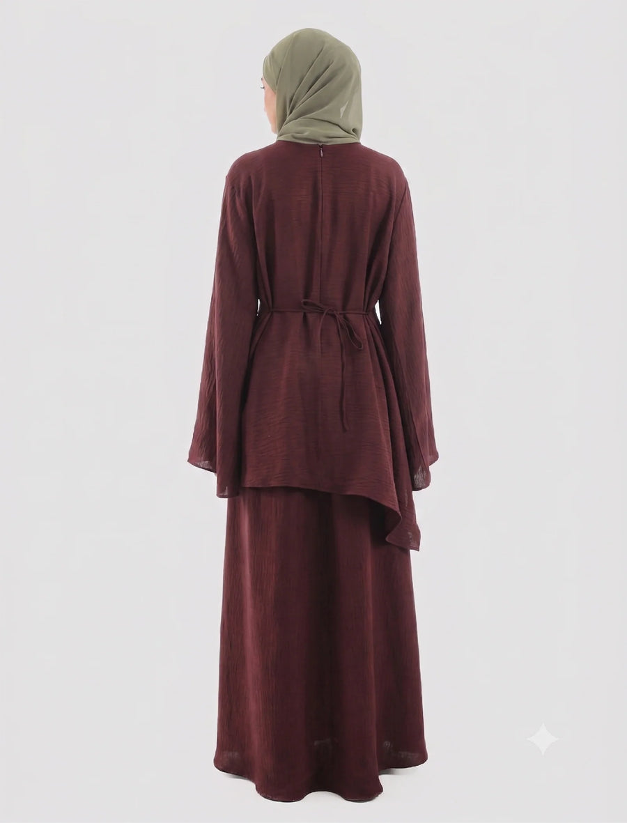 Co-ord Set Deep Wine