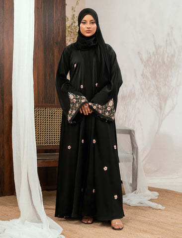 HANEEN ABAYA- BLACK