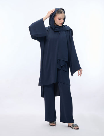 BASIC CO-ORD SET - NAVY BLUE