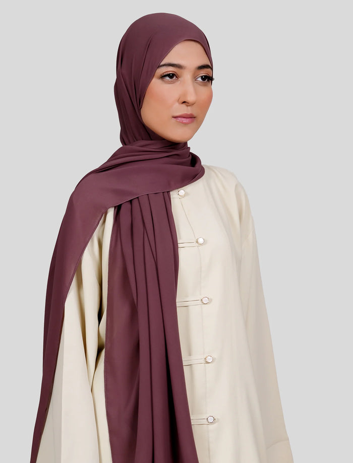 Plain Hijab - Mulberry