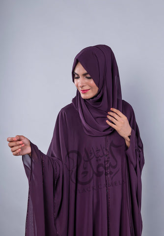 Three Layered Chiffon Farasha Abaya