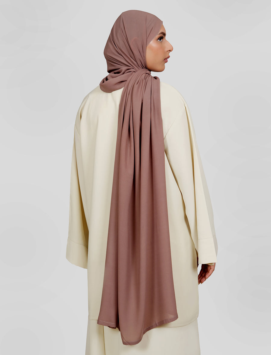 Plain Hijab – Rosewood