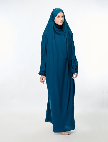 NAMAZ CHADAR  TEAL BLUE