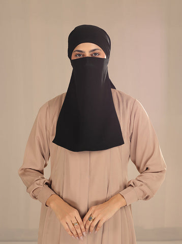 Half Niqab with Ties