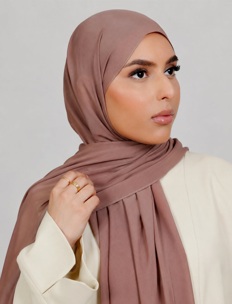 Plain Hijab – Rosewood