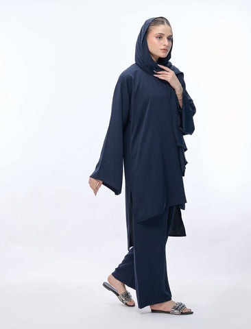 BASIC CO-ORD SET - NAVY BLUE