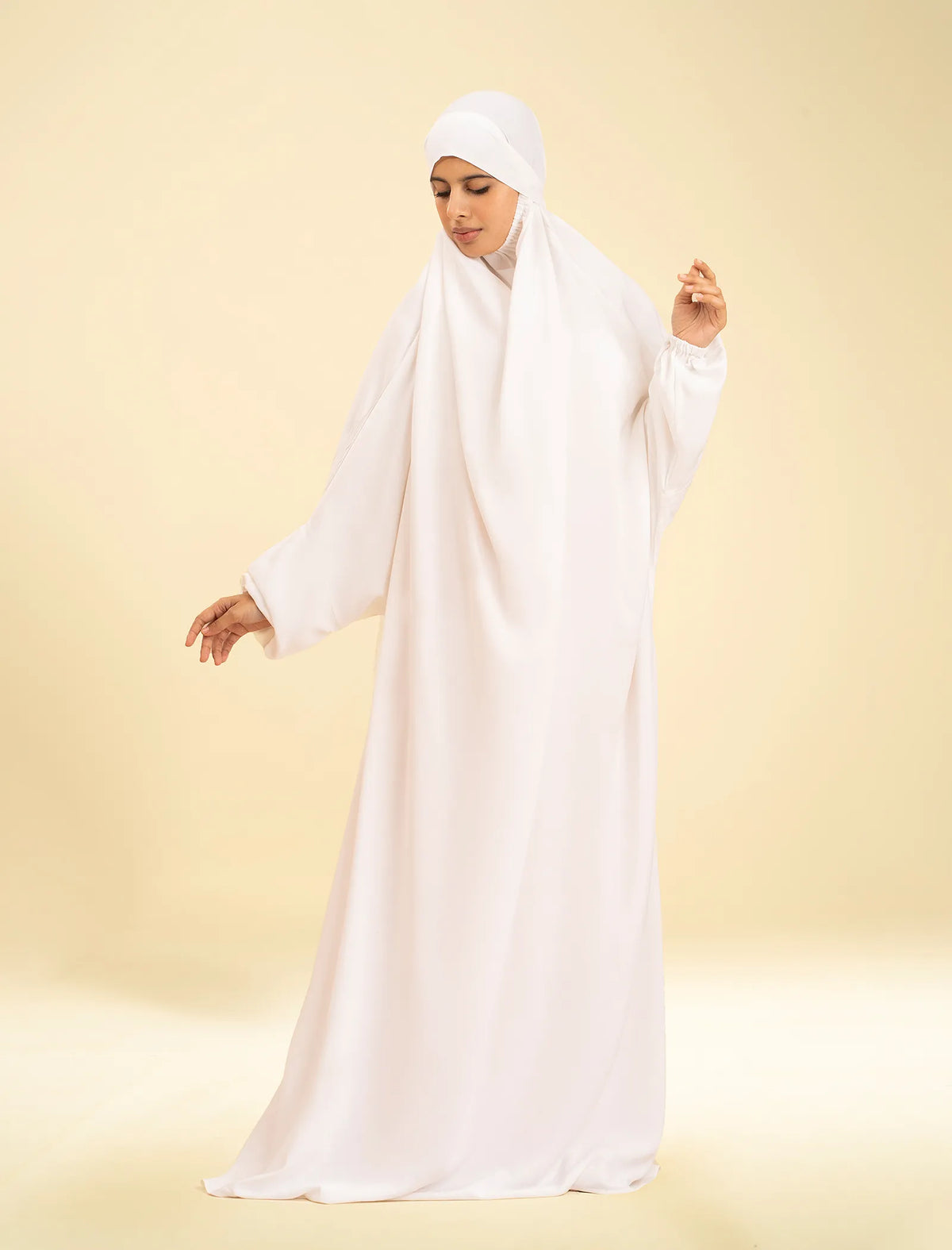1- Piece Prayer Fit - White