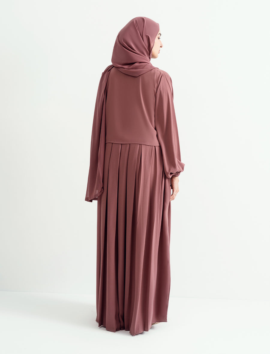 Luna Maxi Abaya - Mauve
