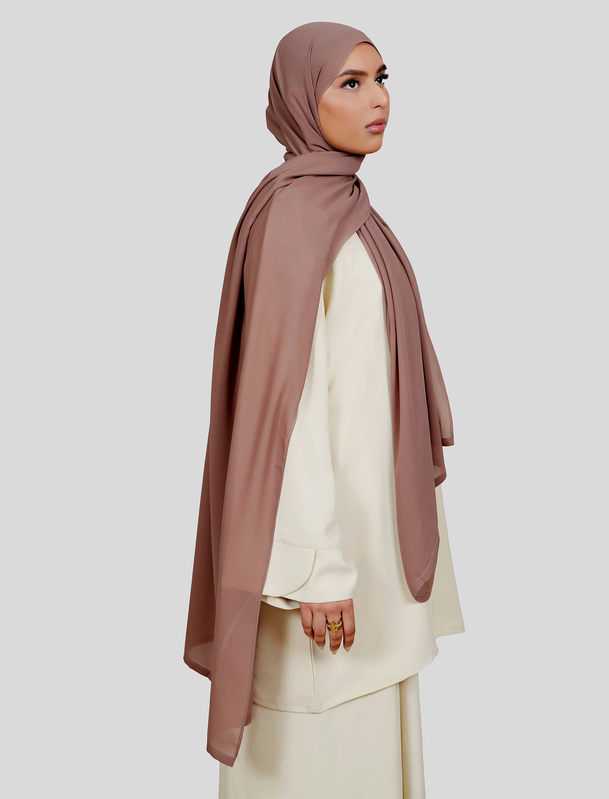 Plain Hijab – Rosewood