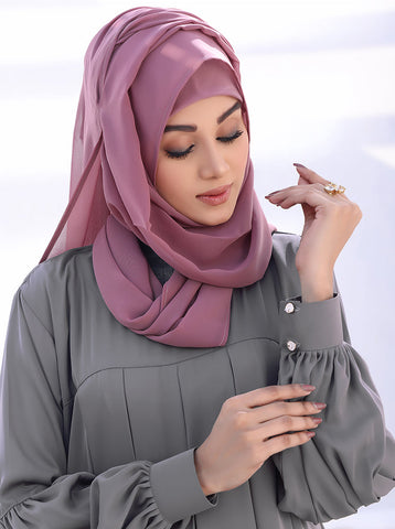 Aafaq Front-Closed Maxi Abaya