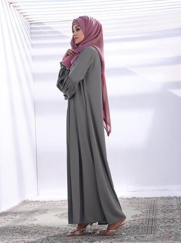 Aafaq Front-Closed Maxi Abaya