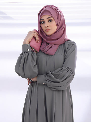 Aafaq Front-Closed Maxi Abaya