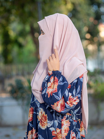 Alaina Floral Maxi Abaya