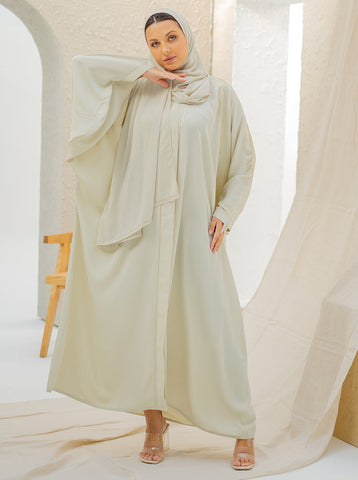 Anisa Farasha Abaya- Pistachio