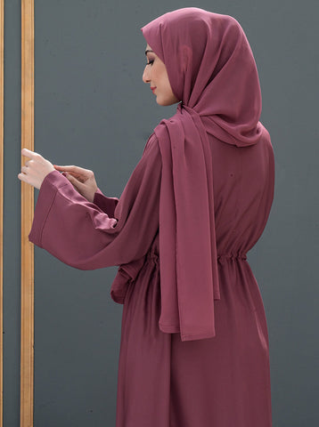 Cyla Front-Open Abaya