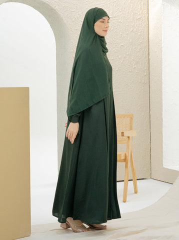 Ramiel Maxi Abaya - Bottle Green