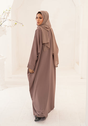 Dhia Basic Abaya- Coffee