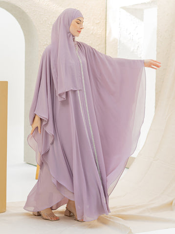 Fahim Farasha Abaya- Light Lilac