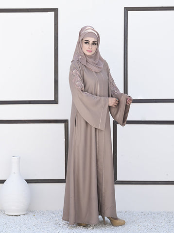 Fatemeh Front Open Luxury Abaya