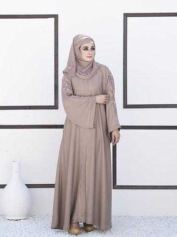 Fatemeh Front Open Luxury Abaya